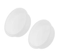 MAGICLULU Moule Rond en Silicone Blanc 2 Pièces pour Résine Époxy
