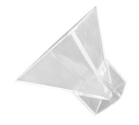 MAGICLULU Moule Silicone Pyramidale Flexible pour Résine Époxy DIY Moule Décoratif Transparent Antiadhésif et Facile à Nettoyer pour Ornements de Bureau et Bricolage Créatif