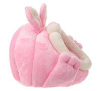 MAGICLULU Nid Isolant pour Petits Animaux en Tissu Rose, Lit Compact de Grotte pour Hamster et Cochon d'Inde, Maison Chaude pour Intérieur et Moments de Jeu