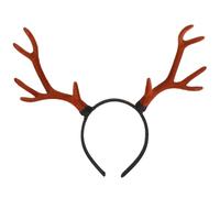 MAGICLULU Noël Cerf Bois Bandeau Grand Wapiti Corne Casque Renne Bois Cheveux Cerceau Chapeaux Animal Couronne Pour Cerf Costume Cosplay Partie Approvisionnement