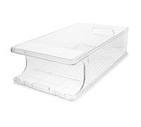 MAGICLULU Organisateur De Boissons Réfrigéré Bac Empilable à Canettes Automatique Distributeur Pratique Pour Soda Et Bière Rangement Pour Cuisine Et Bureau