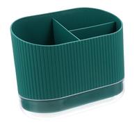 MAGICLULU Organisateur De Couverts Plastique Support À Ustensiles De Cuisine Porte-Couvert Plastique avec Drainage Récipient pour Cuillères Et Bâtonnets Accessoire De Cuisine Pratique