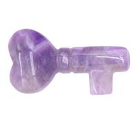 MAGICLULU Ornement en Cristal Pierre de Cristal de Cœur Stable Facile à Nettoyer Résistant à L’usure Accessoires DIY pour Collier Bureau Familles et Amis