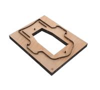 MAGICLULU Outil de Découpe en Bois pour Cuir Matrice Artisanale Moule à Découper pour Pochettes et Portefeuilles Jeu de Matrices Précises pour Loisirs Créatifs Coupe-Pochettes de Cartes