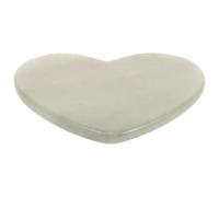 MAGICLULU Outil Gua Sha Visage en Jade Naturel Forme Grand Cœur, Pierre de Massage pour Soins Peau, Massage Facial et Cou, Accessoire Beauté Essentiel pour Relaxation et Rajeunissement