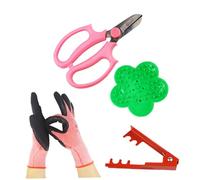 MAGICLULU Outils de Jardin Multifonction Ciseaux à Fleurs et Pince à Épines en Acier et Plastique, Usage Sécurisé et Coupe Haute Efficacité pour Boutique de Fleurs et DIY