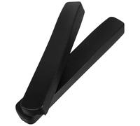 MAGICLULU Paire D'accoudoirs Rembourrés en Mousse Pu Noirs pour Fauteuil Roulant Installation Facile Fatigue des Bras, Accessoires Universels Vis