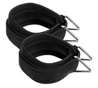 MAGICLULU Paired de Sangles de Cheville Réglables pour Machine à Câble, Bandes de Fixation Anti-Usure pour Entraînement Jambes et Fitness, Accessoires Sport Maison pour Musculation Cuisses
