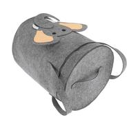 MAGICLULU Panier À Linge En Feutre Avec Motif Animal De Dessin Animé Conteneur De Rangement Pour Jouets Capacité Avec Couvercle Pour Garçons Et Filles