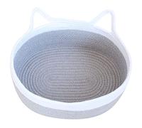 MAGICLULU Panier De Rangement Tissé En Fil De Coton Pour Porte-couverture De Salon Décoration Dintérieur Moderne Pliable