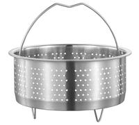 MAGICLULU Panier pour Cuisson Vapeur Rond Vapeur en Acier Inoxydable Design Spécial Compact Artisanat Soigné de Petits Pains et Maïs pour Légumes et Riz