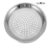 MAGICLULU Panier Vapeur En Acier Inoxydable Plateau Vapeur Profond Avec Trous Grille De Cuisson Vapeur Pour Boulettes Légumes Fruits De Mer Plaque D'Insertion Pour Wok 11 40