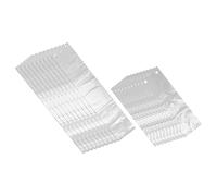 MAGICLULU Paquet à Parapluie Jetables Étanches 200 Pièces en Film Plastique Épais, Housses de Protection Imperméables pour Parapluies Courts et Longs, Usage Collectif Métro Style Aléatoire