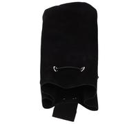 MAGICLULU Paquet Banane Médiéval en Suédine Noire Cordon de Serrage, Pochette Seau Compacte pour Cosplay Renaissance, Accessoires Costume Rétro, Paquet Décoratif Pratique pour Fête et Jeu