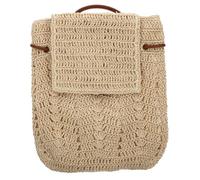 MAGICLULU Paquet de Plage en Paille Tissée à Cordon, Bandoulière, Beige | Style Mode Unique, Porté Deux Épaules, Sortie et Plage, pour Amies et Copines