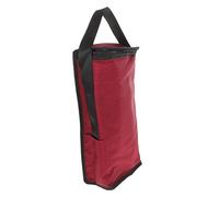 MAGICLULU Paquet De Transport pour Vin Pliable 2 Compartiments Rouge, Doublure Rembourrée Isolante, Léger Et Résistant, Fourre-Tout De Rangement Vin, pour Camping, Déjeuner en Plein Air Et Voyage