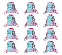 MAGICLULU Paquet D'école Grosse Capacité pour Garçon et Filles Paquet à Dos à Cordon Sirène en Tissu Non Tissé Cartoon 12 Pièces Couleur Aléatoire pour L'école Voyages