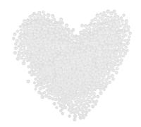 MAGICLULU Particules de Mousse de Remplissage Souple 10-12 Mm Blanc 250 G pour Pouf, Billes de Mousse pour Coussin Canapé, Matériau Rembourré Polyvalent, Recharge Pouf Maison et Loisirs