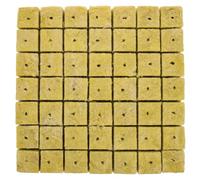 MAGICLULU Pastilles de Démarrage Hors-Sol 49 Blocs 40X40X40 MM, Substrat Hydroponique pour Culture de Fleurs et Légumes, Perméabilité Optimale, Fournitures de Jardinage pour Serrage