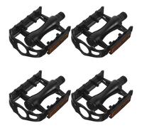 MAGICLULU Pédales de Vélo en Alliage D’Aluminium Antidérapantes Plates Lot de 2 Paires Couleur Noire Compatibles VTT et Vélo de Route pour Cyclisme et Sports de Plein Air