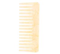 MAGICLULU Peigne Anti-statique en Acétate Beige Grosse Taille, Dents Larges Surface Lisse et Extrémités Arrondies, pour Cheveux Fragiles Après L'activité Physique