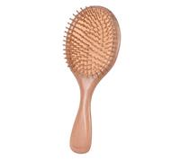 MAGICLULU Peigne de Massage en Bois de Hêtre Naturel Coussin Air pour Stimuler la Circulation Sanguine et Massage du Cuir Chevelu, Adapté à Tous Types de Cheveux, Présent