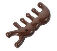 MAGICLULU Peigne de Massage en Bois de Santal Petit Format, Dents Larges Arrondies pour Cuir Chevelu, Peigne à Cheveux pour Femmes, Stimulateur du Cuir Chevelu Portable, Adapté Cheveux Secs