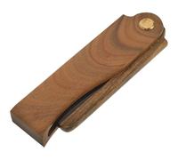 MAGICLULU Peigne Pliable en Bois Naturel de Corne de Bœuf et Bois de Santal Vert, Petit Peigne à Barbe pour Hommes, Portable et Compact 10,5 X 3,2 Cm, pour Voyage et Soins Personnels