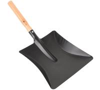 MAGICLULU Pelle à Terre de Jardin Robuste Manche en Bois, Petite Pelle Pratique à Tête Plate en Fer, Outil Portable D'extérieur pour Ameublir Le Sol et Creuser, pour Jardinage et Entretien