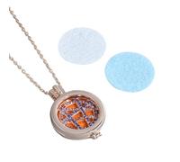 MAGICLULU Pendentif aromathérapie Essential Oil Diffuser Collier aromathérapie Collier élégant Foulard diffuseur Pendentif d'huile Essentielle d'aromathérapie Collier d'huiles essentielles