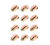 MAGICLULU Pendentif Coquillage Coloré en Alliage, Lot de 2 Sachets | Rose, Design Accrocheur, pour Collier, Bracelet, Cheville, Fermetures de Paquet et Création de Costumes