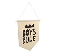 MAGICLULU Pendentif décoration Murale Decoration Mural Wall Decoration Accessoire Pendaison Murale de pépinière dirigé Plaine Drapeaux pour ado Tapisserie de à Coucher Hému