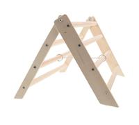 MAGICLULU Perchoir à Poulets en Bois Naturel, Rampe Stable pour Poussins et Poules, Support Démontable Facile à Nettoyer, Accessoire Poulailler pour Habitat de Volaille, 1 Pièce
