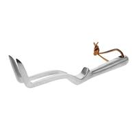 MAGICLULU Petit Râteau à Main Outil Léger et Robuste en Alliage Magnésium Aluminium pour Désherber et Ameublir Le Sol pour Jardinage et Plantation