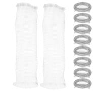 MAGICLULU Pièges à Peluches en Acier Inoxydable pour Lave-linge 10pcs, Filet Solide et Résistant à L'usure, Accessoire pour Machine à Laver
