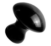 MAGICLULU Pierre de Massage Visage en Jade Noir pour Soin Beauté, Hydratation et Soulagement, Outil Facial pour Massage Anti-âge