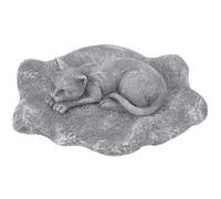 MAGICLULU Pierre Tombale en Résine Texture Naturelle pour Animaux de Compagnie Marqueur de Tombeau Décoration de Jardin pour Chats et Chiens pour Décor Extérieur