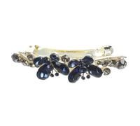 MAGICLULU Pince à Cheveux avec Cristaux pour Femmes, Alliage de Zinc Élégant, Mécanisme à Ressort, Accessoire de Coiffure Chic Adapté à Tous Types de Cheveux