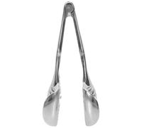 MAGICLULU Pince à Tongs Intégrées Multifonction en Alliage D'aluminium Argenté Outil Cuisine Pratique pour Trancher Fruits et Légumes Facilement