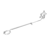 MAGICLULU Pince de Lyre pour Clarinette Argentée, Support Portable et Ajustable pour Partitions Musicales, Accessoire Léger pour Fanfare et Répétitions, Clip Solide pour Pupitre de Flûte