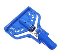 MAGICLULU Pince de Tête de Balai en Acier Inoxydable pour Nettoyage de Sol | Design Détachable à Clip Fileté, Mécanisme à Ressort, Compatibilité Polyvalente, Usage Domestique, Bleu