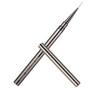 MAGICLULU Pinceau Fin pour Nail Art 15 Mm Métal, Stylo pour Dessiner Ongles, Outils Nail Art Salon et Domicile, Brosse à Manucure Précise pour Lignes, Fleurs et Contours