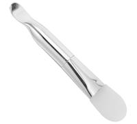 MAGICLULU Pinceau Masque Visage Double Embout en Silicone avec Spatule et Brosse, Design Élégant en Aluminium, Facile à Nettoyer Soins Peau
