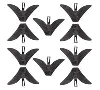 MAGICLULU Pinces à Cravate Design Unique et Pratique pour Homme Lot de 10 en Métal et Plastique Accessoires Décoratifs pour Cravate en Contexte Professionnel