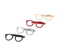 MAGICLULU Pinces à Cravate Homme Métal 5,6 CM Clips Classiques pour Cravate et Lunettes 4 Couleurs Usage Bureau et Réunion