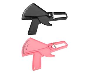 MAGICLULU Pinces Adipomètres Mécanisme à Ressort Réglé Lot de 2 en Plastique et Calipers Métalliques Ergonomiques Analyse du Pli Cutané et Stabilité de Force pour Lors D'entraînements