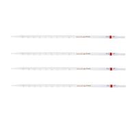 MAGICLULU Pipette Annulaire Verre 5 Ml 4 Pièces Pailles Expérimentales pour Usage Médical et Transfert de Fluide