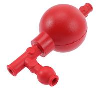 MAGICLULU Pipettes 60ml et Remplisseur Caoutchouc de Pipette en Laboratoire Quantitative Rouge 3 Valves, Poire à Chimie Recherche Agricole