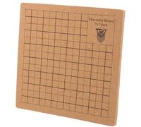 MAGICLULU Planche en Bois de Liège 18x18 Cm avec 30 Épingles en T pour Macramé, Tableau de Projet de Bracelet DIY, Fournitures Macramé Réutilisables, Léger et Portable pour Loisirs Créatifs