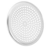 MAGICLULU Plaque à Pizza Perforée 10 Pouces en Acier Antiadhésif, Plaque de Cuisson Ronde Multifonction pour Four Domestique, Cuisson Croustillante et Homogène, Accessoire la Cuisine